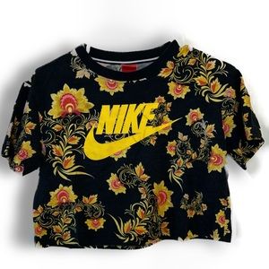 Coord Matching Paisley Nike Crop Top and Leggings-Super rare, great condition!